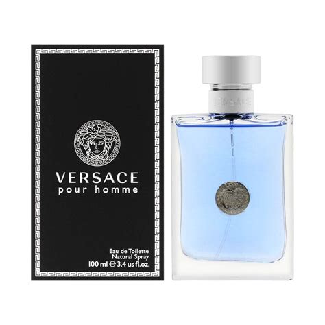 Versace Pour Homme Eau De Toilette Natural Spray, 3.4 Fl Oz